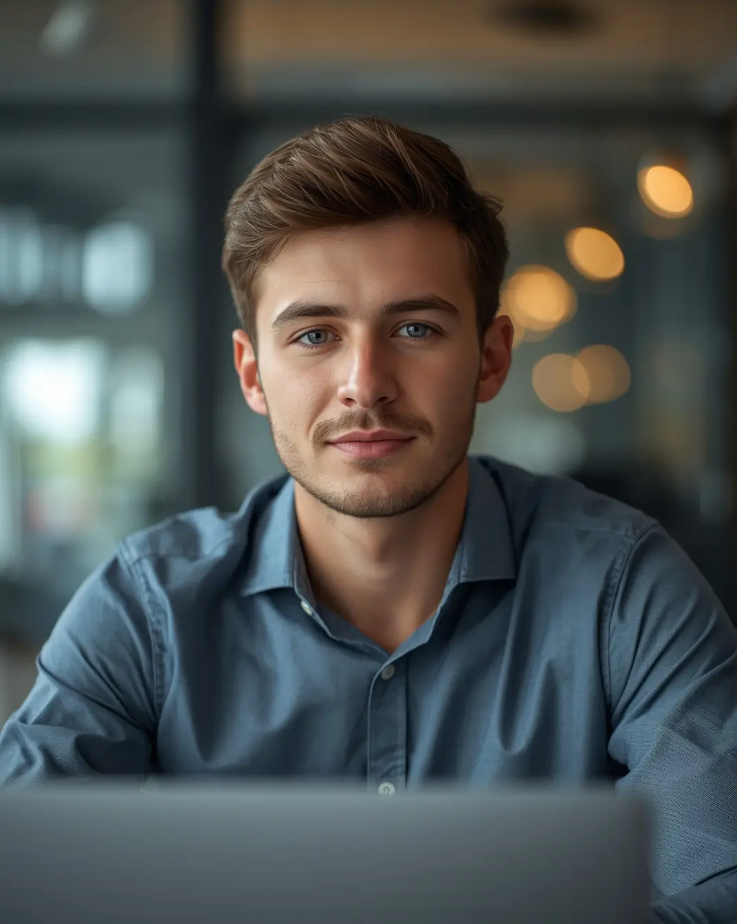 Jeune homme qui travaille dans le SEO.