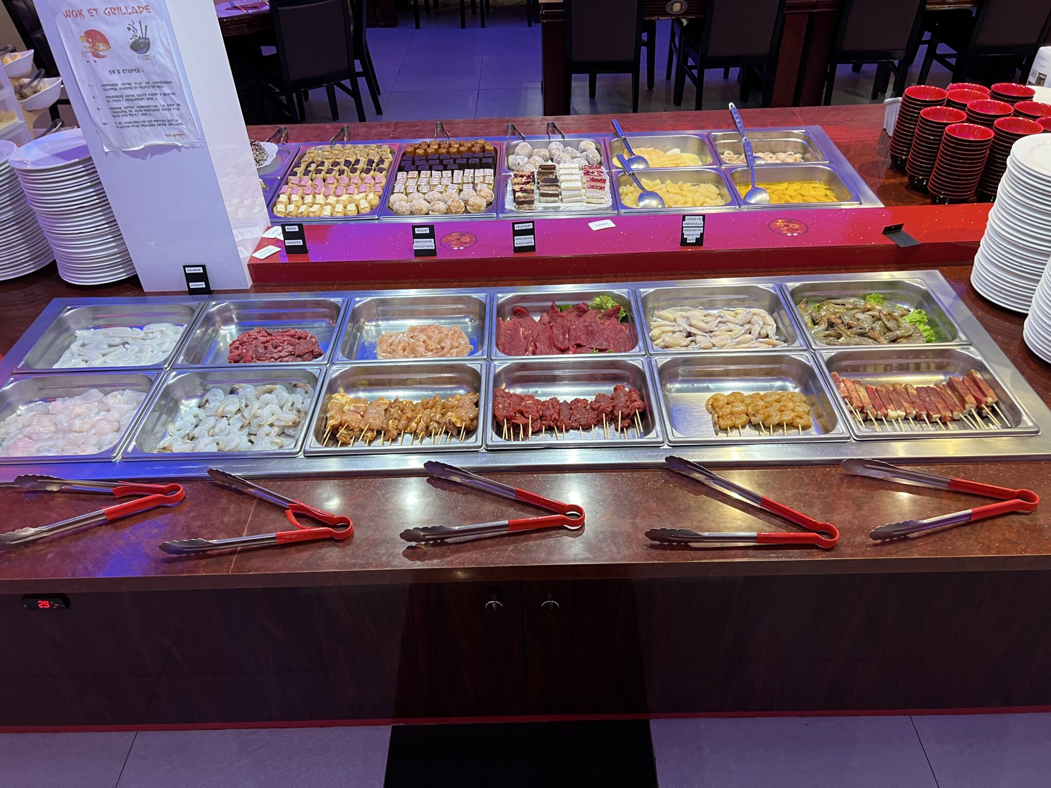 Brochettes et viandes